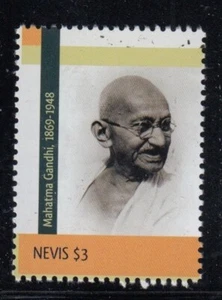 NEVIS Mahatma Gandhi MNH stamp - Picture 1 of 1