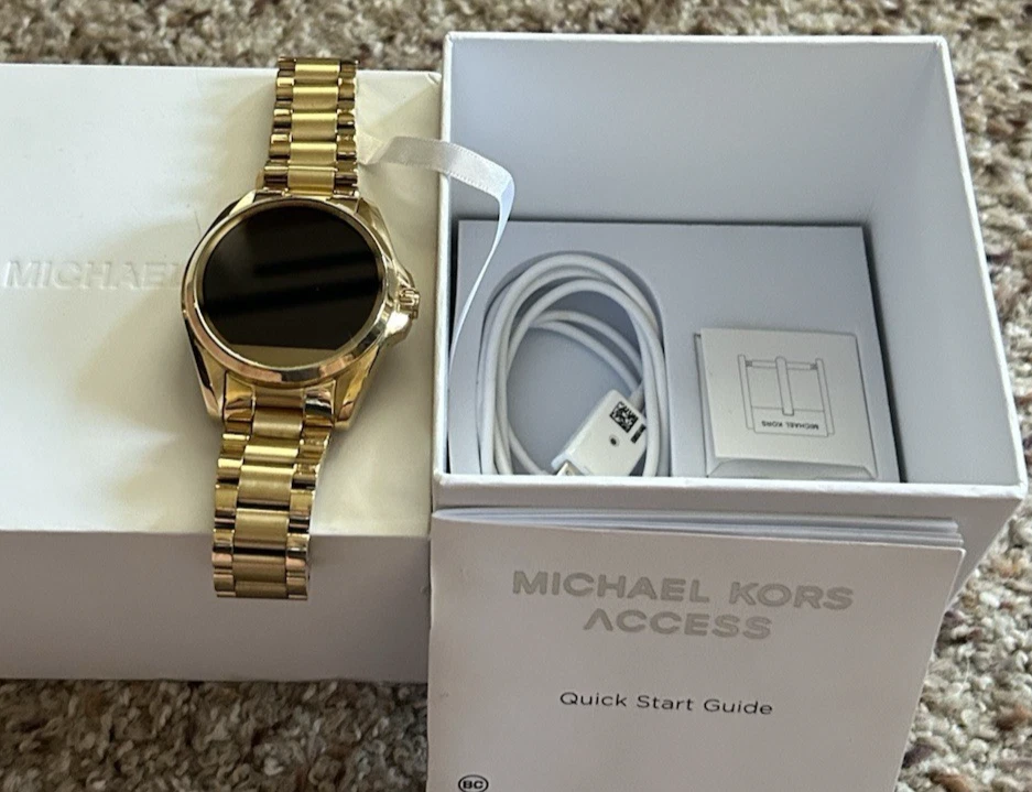 Michael Kors Bradshaw Smartwatch Rose Gold Access MKT5004 DW2C USED TESTED NICE! - Image 1 of 4