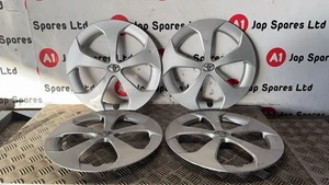 2009-2015 TOYOTA PRIUS IMPORT MK3 ZVW30 15" INCH WHEEL TRIMS SET OEM 42602-47060 - Picture 1 of 14