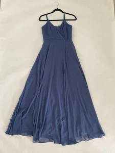 Birdy Gray Kaia Chiffon formal bridesmaid dress pockets Rosewood Size XS NWOT - Picture 1 of 13