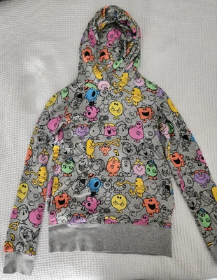 Sudadera con Capucha Uniqlo Mr. Men Little Miss Gráfica Pequeña Gris Sanrio De Colección  Foto 1 de 4