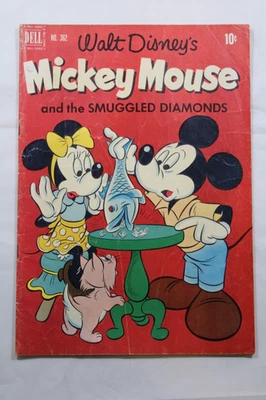 Four Color Comics #362 Walt Disney's Mickey Mouse and the Smuggled Diamonds VG - Image 1 of 2