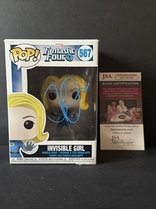 Funko Pop Invisible Girl Fantastic Four firmado por Jessica Alba certificado de autenticidad JSA  - Imagen 1 de 2