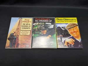 Fred Dibnah 3 DVD Bundle Excellent Condition Ups & Downs Of Chimneys Steamed Up - Imagen 1 de 10