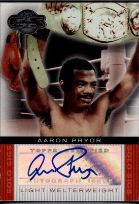 2008 Topps Co-Signers Solo Sigs Aaron Pryor #SS-AP - Image 1 of 2