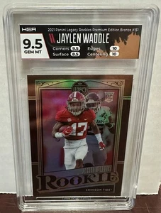 2021 Legacy RC Premium Edition Bronze #151 Jaylen Waddle 45/100 HGA 9.5 - Picture 1 of 3