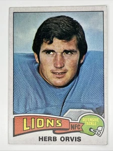 1975 Topps #514 Hierba Orvis Detroit Lions - Imagen 1 de 2