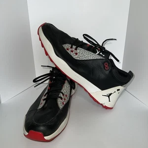 Jordan ADG 2 Black University Red Golf Shoes CT7812 001 Spikeless Mens Size 13 - Picture 1 of 17