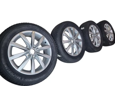 Original VW T-Roc TROC Dijon Winter Felgen 215 55 17 Zoll Michelin Winterräder - Bild 1 von 4