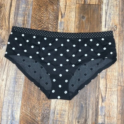 Calzoncillo braguita hipster sin costuras lunares blancos XXL de Victoria's Secret para mujer Foto 1 de 4