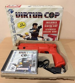 1995 Sega Saturn Virtua Cop Box Set With Stunner Gun