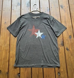 Rojo Blanco Azul Ropa XL Gris American Star Print Manga Corta Camiseta Top - Imagen 1 de 10