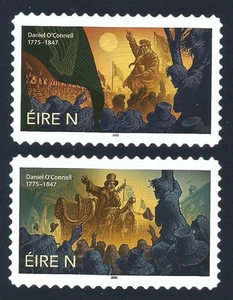 2025 IRELAND 8th ISSUE 250th ANNIVERSARY BIRTH of DANIEL O'CONNELL N PAIR MNH - Picture 1 of 1
