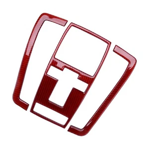 Red Carbon Fiber Front Reading Light Cover Trim Fit for Benz C W204 2007-13 Acc - Picture 1 of 6