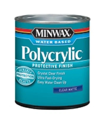 Polycrylic Protective Wood Finish, Clear Matte, 1/2 Pt. - 222224444 — 第 1/1 张图片