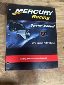 Mercury Racing Service Manual Dry Sump NXT Drive S/N 0M954570 #23 - Picture 1 of 2