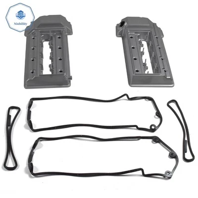 Cubierta de válvula de motor izquierda y derecha para BMW 540i E39 98-03 740i 740iL E38 1998-2001 Foto 1 de 4