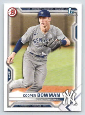 2021 Bowman Draft #BD87 Cooper Bowman (ref 223565) - Image 1 of 2