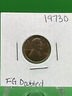 1973-D Fg Double Penny With Early Stages Of ?? ???? Rainbow Tones ??????