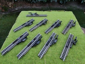Fleischmann 9x 9114 Spur N PROFIGLEIS Handbetrieb Entkupplungsgleis 111mm - Picture 1 of 1