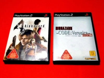 Resident Evil 4 + -CODE: Veronica- Biohazard Japan PS2 - Image 1 of 3