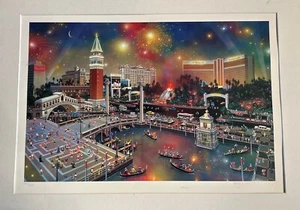 Alexander Chen The Grand View Las Vegas NV Signed Numbered Serigraph Art Print - Picture 1 of 7