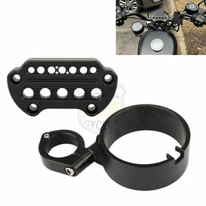 Motorcycle Side Mount Speedometer Bracket Relocation Cover For Harley Sportster  - Picture 1 of 12
