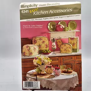 Simplicity Sewing Pattern #4341 ~ Easy Kitchen Accessories - Picture 1 of 1