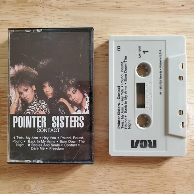 Pointer Sisters Contact Cassette Twist My Arm/Bodies And Soul RCA AJK1-5487 1985 - Image 1 of 3