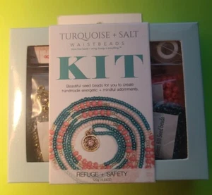 Kit de Cinturonas Turquesa + Sal Hágalo Usted Mismo Joyería Cintura Cuentas Hilo Semilla Cuentas - Imagen 1 de 3
