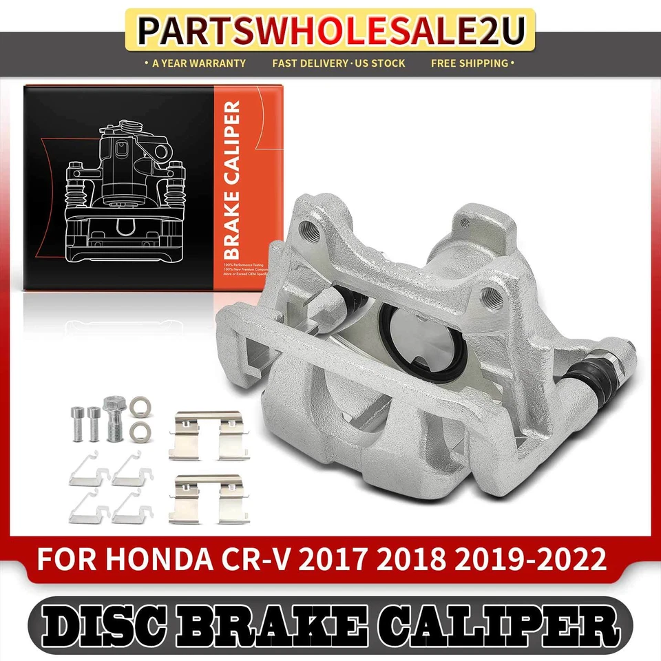 Pinza de freno de conductor trasero con pistón de metal y soporte para Honda CR-V 2017-2022 Foto 1 de 4