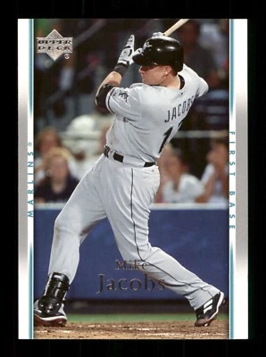  Mike Jacobs  Marlins Baseball 2007 Upper Deck 705 Sports Trading Card  - Image 1 of 2