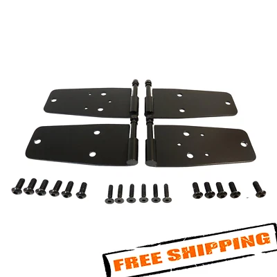 Juego de bisagras de puerta Crown Automotive RT34093 negras para Jeep Wrangler YJ 1987-1993 Foto 1 de 2