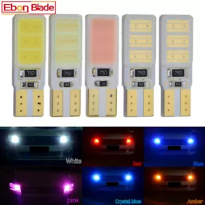 2 X T10 W5W LED Canbus Error Free Car Side Wedge Light Bulbs White Amber Red 12V - Picture 1 of 6