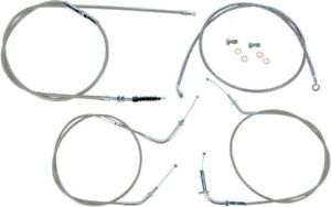 Baron Custom Accessories 12 in. Handlebar Cable and Line Kit - BA-8074KT-12