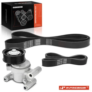 3x Serpentine Belt Drive Component Kit for Mazda 5 2006-2010 3 2004-2009 L4 2.3L - Picture 1 of 10