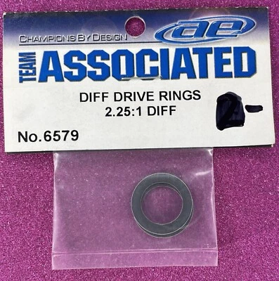 Team Associated 2.25X1 Diff Rings ASC6579 6579 RC10 B44 TC3 TC4 AE New Parts - Image 1 of 2
