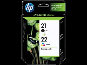 New Genuine HP 21 Black & HP 22 Colour Ink Cartridge For Deskjet F2280 Printer - Picture 1 of 4