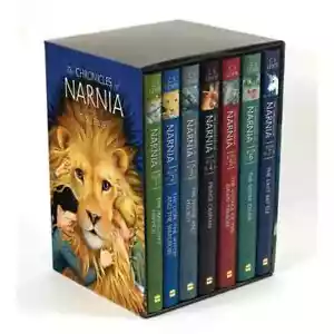 The Chronicles of Narnia Hardcover 7-Book Box Set by C. S. Lewis - Picture 1 of 2