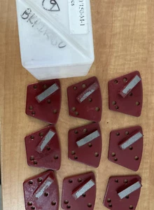 9 Pack Trapezoid Grinding Discs Bolt On Concrete Grinders Bond 120 / 150 Grit - Picture 1 of 3