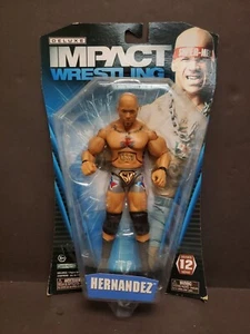 2015 NWA TNA Deluxe Impact HERNANDEZ Wrestling Figure 12 LAX Super Mex Jakks MOC - Picture 1 of 22