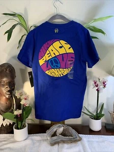 Nike Peace Love Basketball T-Shirt NEW+Tags Kids Youth Size Small DEADSTOCK Rare - Picture 1 of 10
