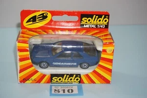 Solido No. 1308 1:43 Renault Fuego "Gendarmerie" Car Boxed - Picture 1 of 6