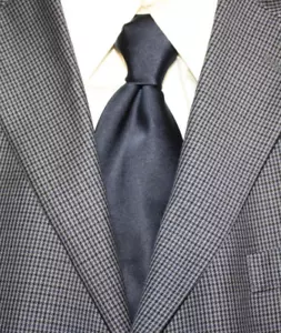 PRL Silk Satin Navy Blue Tie - Picture 1 of 3
