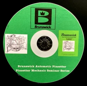 Brunswick Pinsetter Mechanics Turret Seminar Series PDF Pages on DVD - Picture 1 of 4