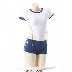 Japanese Kawaii Girls Students Uniform Cosplay Costume Sukumizu School Underwear - Picture 1 of 4