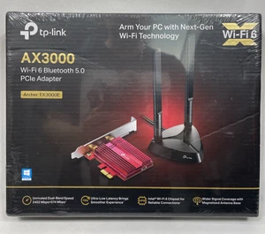 Carte Wifi TP-Link Wifi 6 AX3000 Pcie (Archer TX3000E), jusqu'à 2400 Mbps, Bluetooth - Photo 1/6