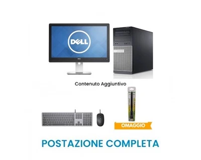Postazione Completa Hp Pc Computer i3 2100 Monitor 19 KIT Tastiera + Mouse - Immagine 1 di 2
