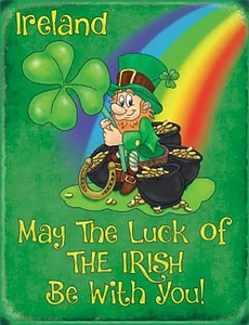 Ireland   May The Luck Of The Irish Be With You!   Fridge Magnet - Picture 1 of 1