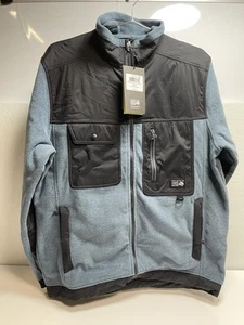 Chaqueta polar Mountain Hardwear First Tracks con cremallera completa azul luna, negra M/M para hombre - Imagen 1 de 6